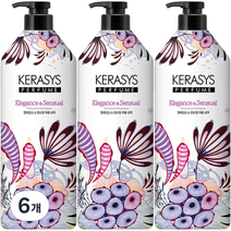 케라시스 엘레강스 앤 센슈얼 퍼퓸 샴푸, 980ml, 6개