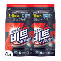 비트 스트롱세븐 플러스 분말세제, 10kg, 4개