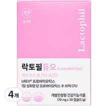 락토필듀오 질 유산균, 30정, 4개