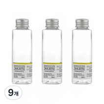 할로뷰티 알루미늄캡 투명 공병 100ml, 9개