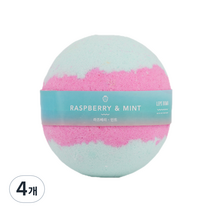 랩스밤 배쓰밤 입욕제 라즈베리민트, 140g, 4개