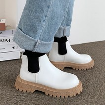 포인트 굽 여성 첼시부츠