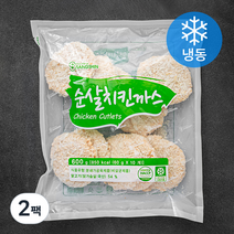 상신 순살 치킨까스 10장 (냉동), 2팩, 600g