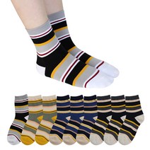 투투삭스 여성용 프리라인 중목 양말 10켤레