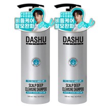 다슈 데일리 두피 딥클렌징 비듬케어 탈모증상완화 샴푸, 500ml, 2개