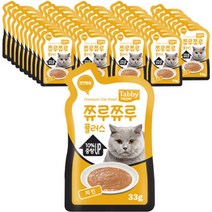 테비토퍼 쮸루쮸루 플러스 고양이간식, 치킨, 48개