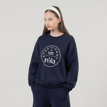 로라로라 여성용 ROUND LOGO SWEATSHIRT
