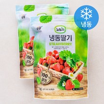 뉴뜨레 국내산 딸기 (냉동), 1kg, 2개