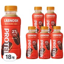 랩노쉬 프로틴 드링크 라떼, 350ml, 18개