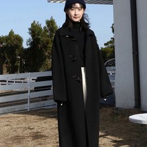 루나걸 여성용 타이판 토글 모직 코트