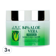 제이앤씨 84% 알로에베라 프리미엄 모이스춰 크림, 53g, 3개