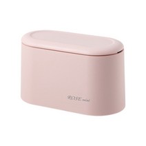 바람 로제 원터치 미니 휴지통, 핑크, 1개