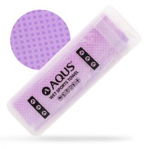 아쿠스 엠보싱 습식 스포츠타올 AQST0019, PPL, 1개