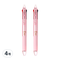 파이롯트 프릭션 볼 슬림 3색 볼펜 0.38mm, 펄핑크, 4개