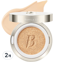 바닐라코 커버리셔스 얼티밋 화이트 쿠션 파운데이션 14g, 21 아이보리, 2개