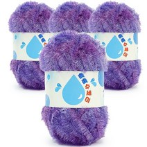 쎄비 촉촉 수세미 뜨개실, 207 베리믹스, 4p