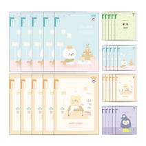 펜피아 남녀공용 600 초등제본 14줄무제, 랜덤발송, 30개