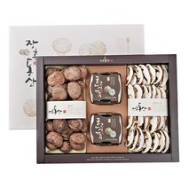 장흥표고버섯 프리미엄 표고버섯 혼합세트, 1세트, 동고 120g + 슬라이스 100g + 표고분 100g x 2p + 보자기