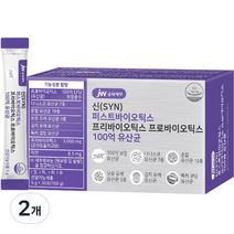 JW중외제약 신 퍼스트바이오틱스 프리바이오틱스 프로바이오틱스 100억 유산균, 2개, 150g