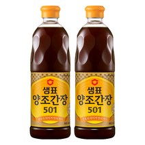 샘표 양조간장 501, 860ml, 2개 상품 사진