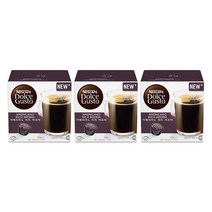 돌체구스토 아메리카노 리치아로마 캡슐커피 48p, 8g, 16개, 3개