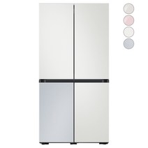 [색상선택형] 삼성전자 비스포크 프리스탠딩 냉장고 방문설치, RF85A93J1AP, 코타 화이트   코타 페블