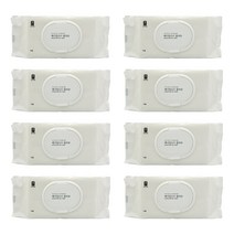 생활공작소 베이킹소다 행주 물티슈 캡형, 70매, 8팩