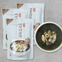 청조푸드 가마솥 깔끔하고 담백한 매생이 굴국, 500g, 3개