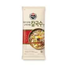 백설 국물이 잘 배는 납작한 면발 칼국수면, 900g, 1개