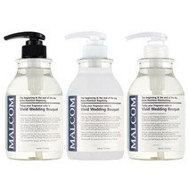 말콤 비비드 웨딩부케 샴푸 520ml + 트리트먼트 520ml + 바디워시 520ml, 1세트