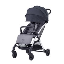 페도라 폴디 오토폴딩 기내반입 휴대용 유모차, 소프트 블랙