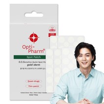 옵티팜 에스오센서티브 퀵 스팟패치 골드덤 12mm 15p x 5매 + 10mm 8p x 5매 세트, 3세트, 115매