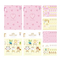 펜피아 초등 여아용 양면 그림일기 로얄노트, 랜덤발송, 20개