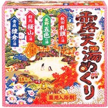 온천기행 입욕제 노천, 30g, 18개