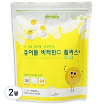 츄어블 비타민 C 플러스 영양제, 2봉, 270g