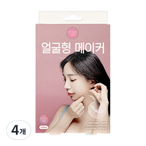 도도레이블 얼굴형 메이커 테이프, 4개