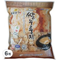 황실미가 쌀누룽지, 1kg, 6개