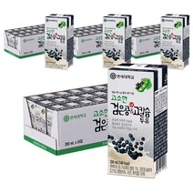 연세두유 고소한 검은콩 & 고칼슘 두유, 200ml, 96개