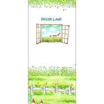 현관문 시트지 ART실사 - 011A, 국민현관 - 드림랜드 화이트