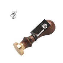 제이허빈 알파벳 이탤릭 놋쇠인장, G, 1개