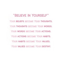 슬로우드로잉 데코스티커 당신을믿어요C, 핑크