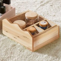 홈스토리 원목 레이스 조절 정리함, 내추럴, 1개