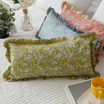 슈가로제 오델리아 레이스 편백베개, 그린