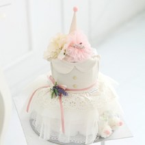 베이비베이커리 기저귀케익 베이비돌 드레스 신생아, 1세트