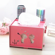 아울리빙 DIY 화장품 정리대 J-515, 레드, 1개