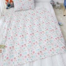 보떼하우스 순면 거즈이불/블랭킷 L, 포레스트베어(민트)