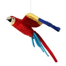 한사토이 동물인형 3460 금강앵무 2호 Flying Scarlet Macaw, 65cm, 빨간색