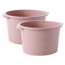 리버그린 프리미엄 멀티 족욕 바스켓 특대 핑크, 2개입