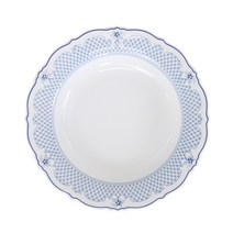 후첸로이터 그리드 림 플레이트 딥 24cm, 에스텔 블루, 1개