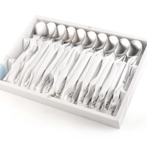 한일스텐레스 샤넬크로버 레이저 수저세트, 1세트, 숟가락 10p + 젓가락 10p